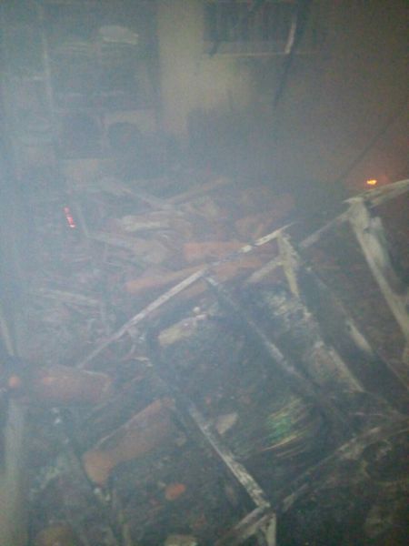 Incndio atinge Prefeitura de Pereiro e destri arquivo