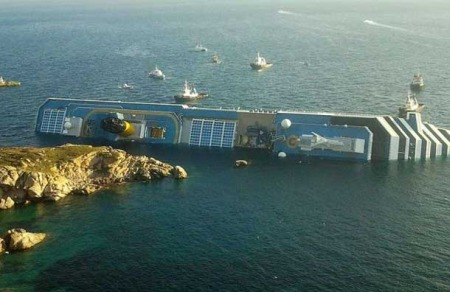 Recuperados mais 5 corpos do Costa Concordia